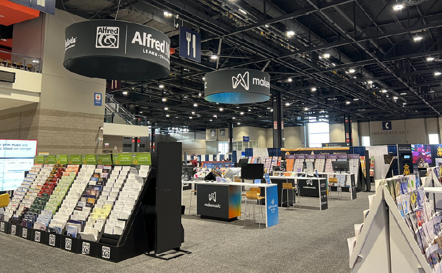 Alfred Music Trade Show Booth